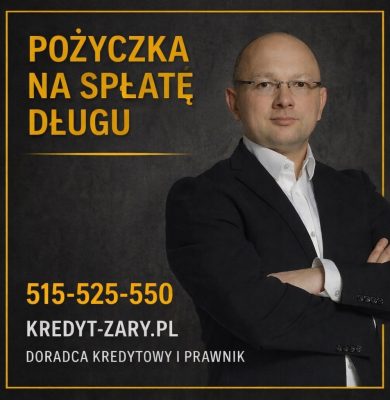 Pożyczka na spłatę długu - grafika przedstawia doradcę kredytowego i prawnika oferującego pomoc w konsolidacji i oddłużaniu. Profesjonalne wsparcie w analizie kosztów, zdolności kredytowej, wpisów BIK i KRD oraz bezpiecznym wyborze pożyczki dostosowanej do sytuacji finansowej klienta.