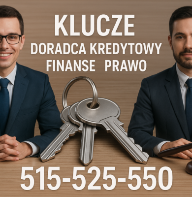 Klucze, doradca kredytowy, finanse i prawo – pomoc w kredytach hipotecznych