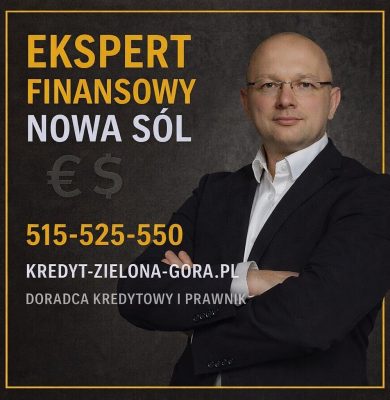 Ekspert finansowy Nowa Sól - profesjonalny doradca kredytowy i prawnik w jednym. Bezpieczna analiza zdolności kredytowej, scoringu i umów kredytowych. Pomoc w kredycie hipotecznym, zakupie mieszkania lub domu oraz ochronie interesów klienta na każdym etapie.
