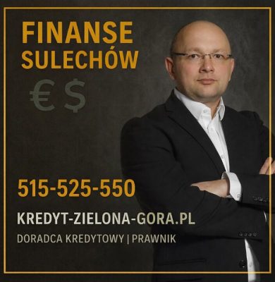 Finanse Sulechów - doradca kredytowy i prawnik prezentujący wsparcie w kredytach hipotecznych, zdolności kredytowej 2026, finansach osobistych oraz analizie BIK i KRD. Profesjonalna pomoc dla mieszkańców Sulechowa przy bezpiecznych decyzjach kredytowych.